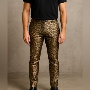 ASOS Leopard Print Dress Pants